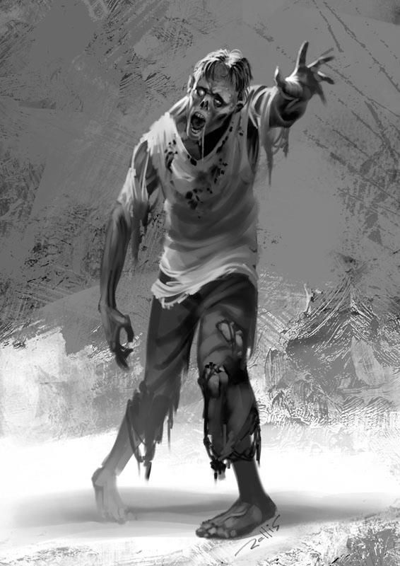 flesh zombie by Chris Rallis